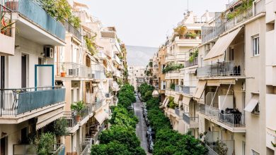 ساختمانهای مسکونی در یونان