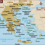 نقشه کشور یونان و جزایر آن